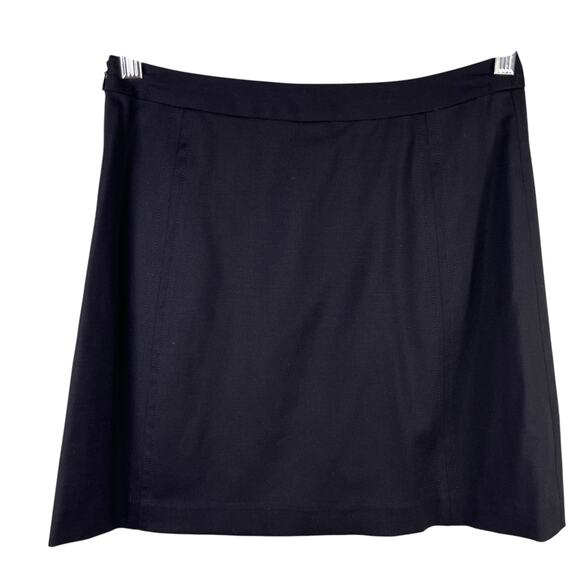 Milly of New York Black Mini Skirt 6 Gold Chain Y2K - Picture 2 of 16